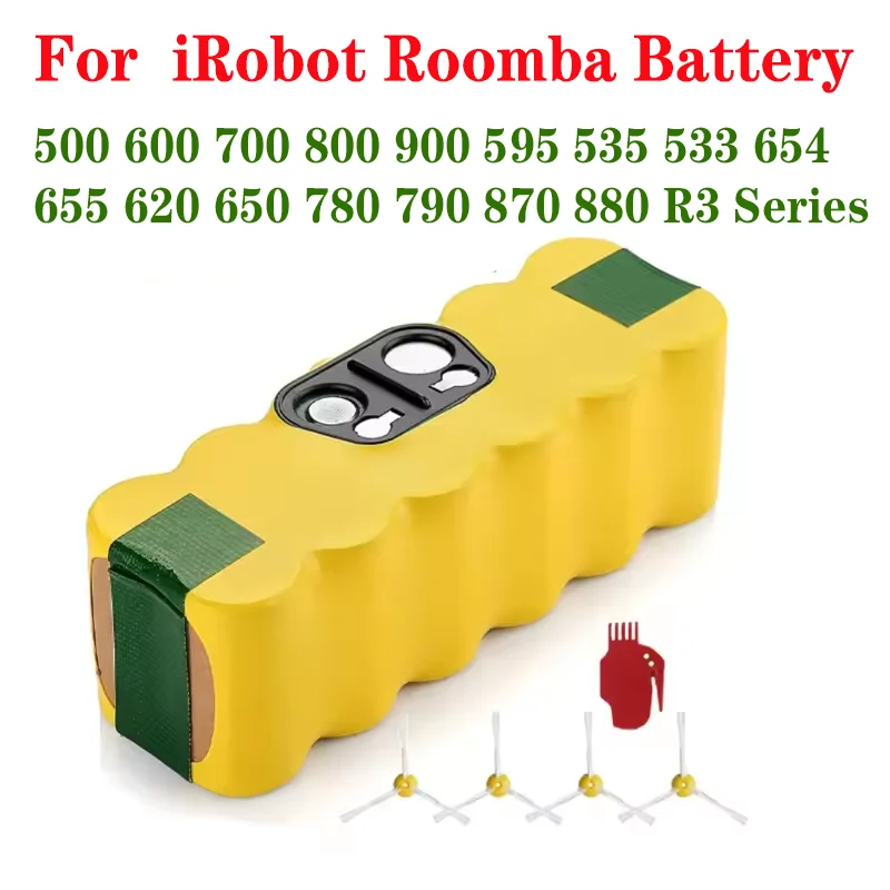 12800mAh Replacement NI-Mh Battery for IRobot Roomba 500 600 700 800 Series Roomba 880 760 562 530 555 585 620 650 580 780 770