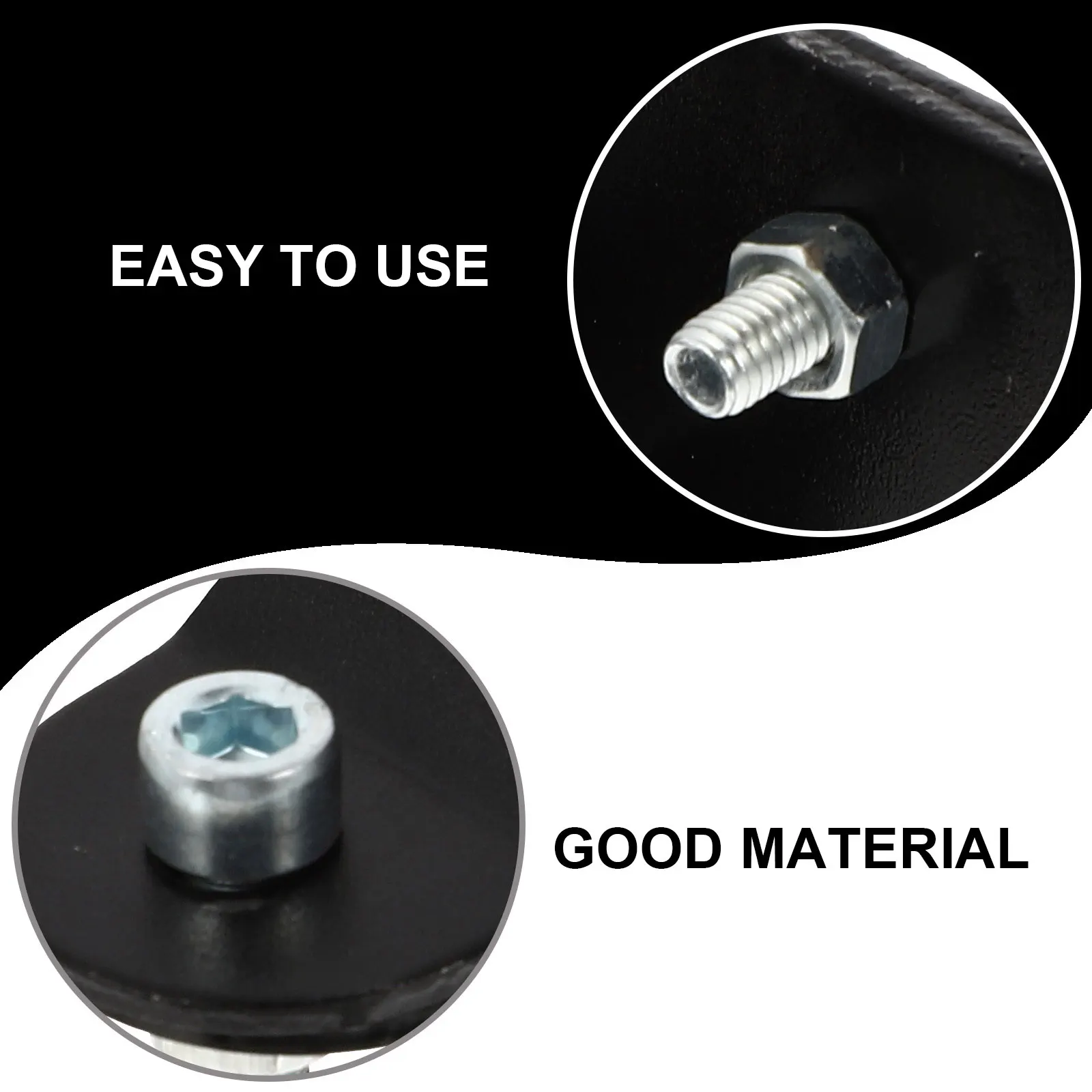 

1Pcs Bike Front Basket Mounting Bracket Black Strong Lightweight Support Rack Compatible with Electric Bikes Front Frame