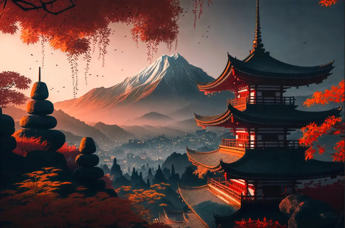 Custom Photo Mural Stereo Chinese Style Architectural Landscape Painting TV Background Wall Decoration Wallpaper Papel De Parede