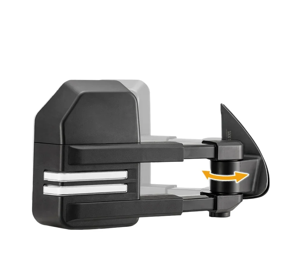 

Left Hand Drive Led Extendable Towing Mirrors with Turn Signal Light for Toyota HILUX 2005-2015