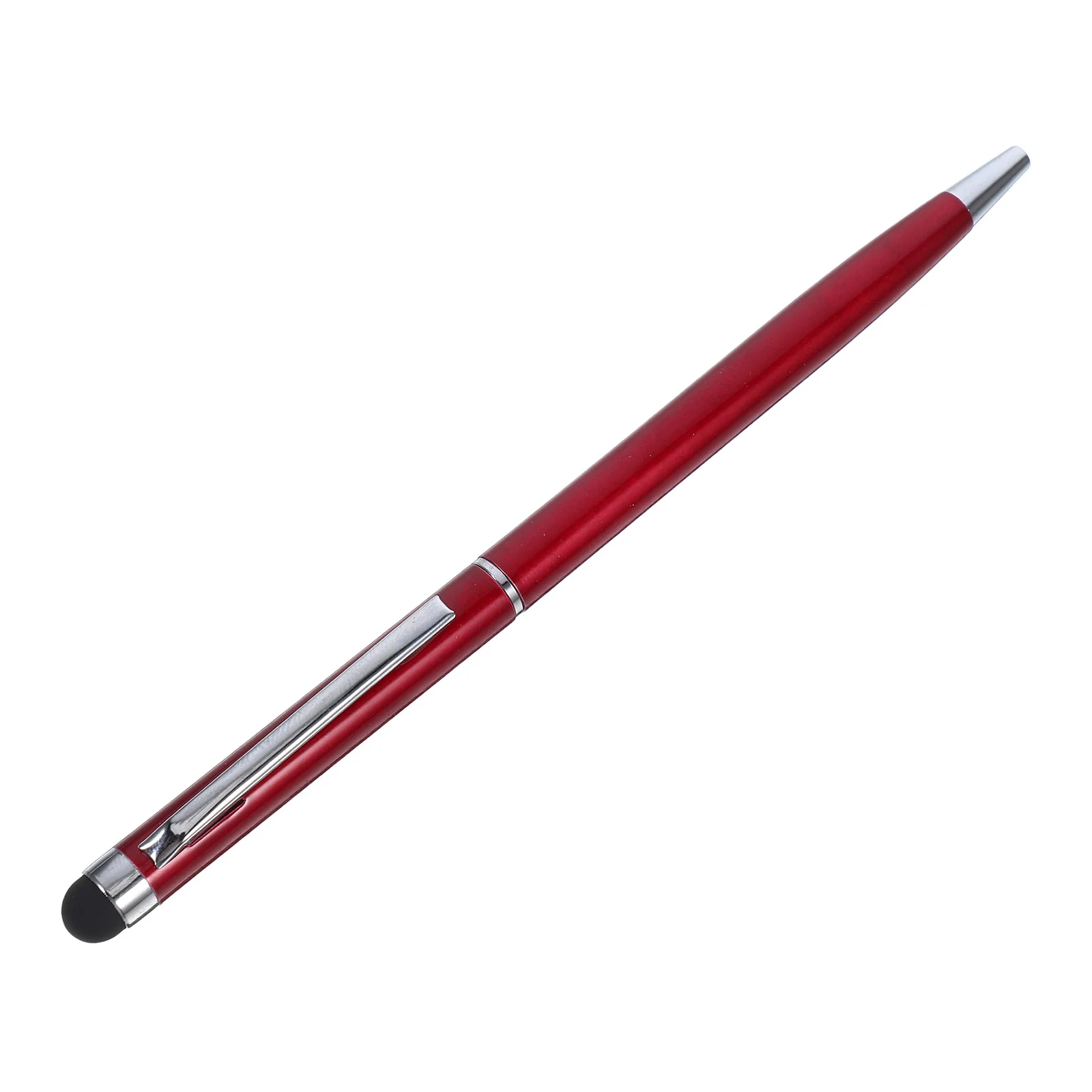 

Electric Capacitive Stylus Pen 2-In-1 Universal Touch Screen Tool For Smartphone Tablet Dark Red Smooth Tip Writing