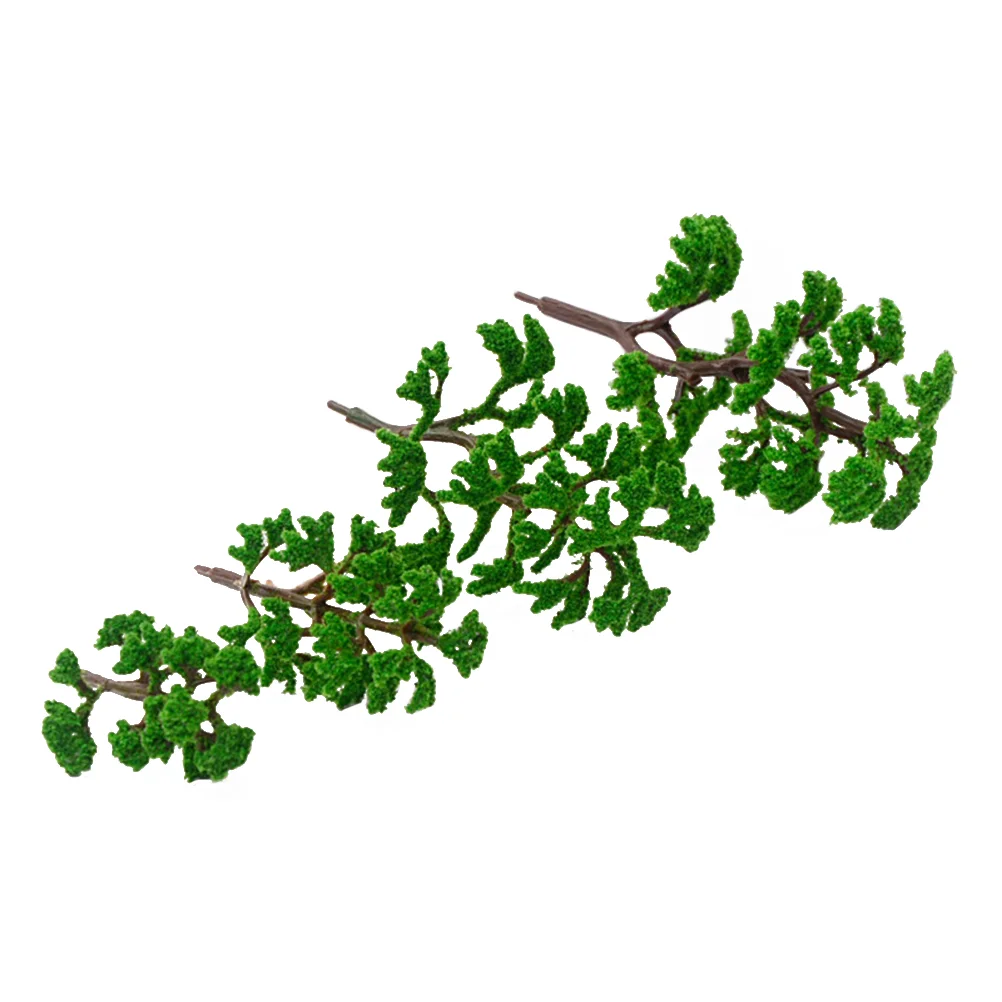 12Pcs Model Trees Artificial Tree Fake Plants Decorative Lifelike Green Plant Park Scenery Layout Miniature Landscape Scenery(Gr