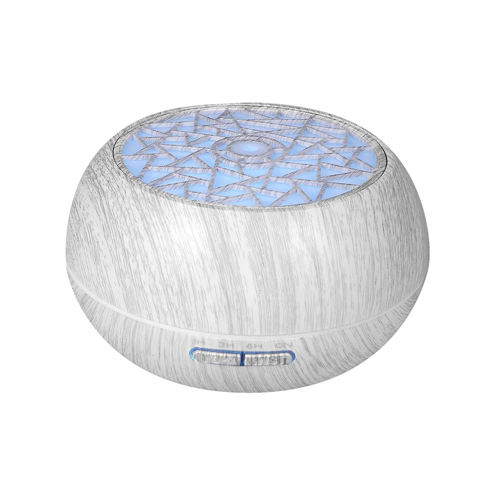 

Ultrasonic humidifier Aromatherapy 500ml Essential Oil Diffuser Cool Mist Maker 7-Color LED Light for Serene Home Humidification