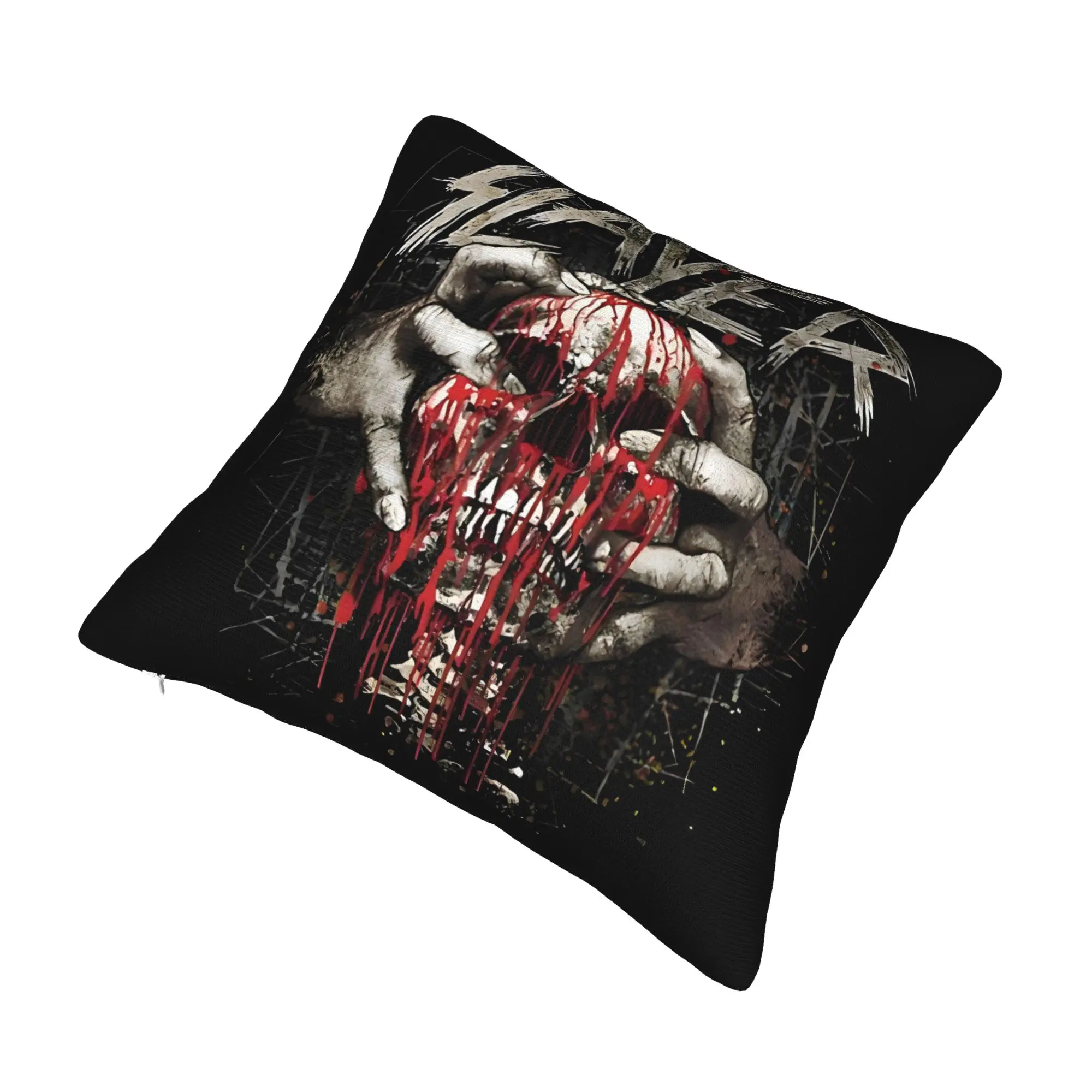 Vintage S-Slayers Skull Pillow Case Living Room Decoration Nordic Rock Outdoor Cushions Square Pillowcase