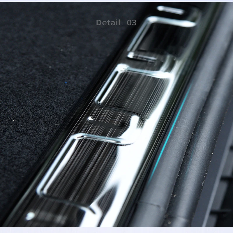 Car Tailgate Trunk Door Sill Protection Strip Decoration Sticker For Mercedes Smart 453 Fortwo Car Accessories Interior Styling