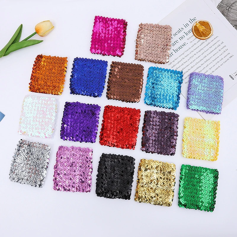Trendy Sequins Wrist Cuffs Stretchy Elastic Wide Sparkling Bracelet Arm Sleeves Wristband Holiday Cosplay Party Props