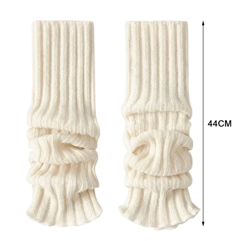 여성용 골지 다리 워머 커프스, 토퍼 레깅스 패드, 다리 슬리브, 파티 댄스 스포츠 요가 액세서리