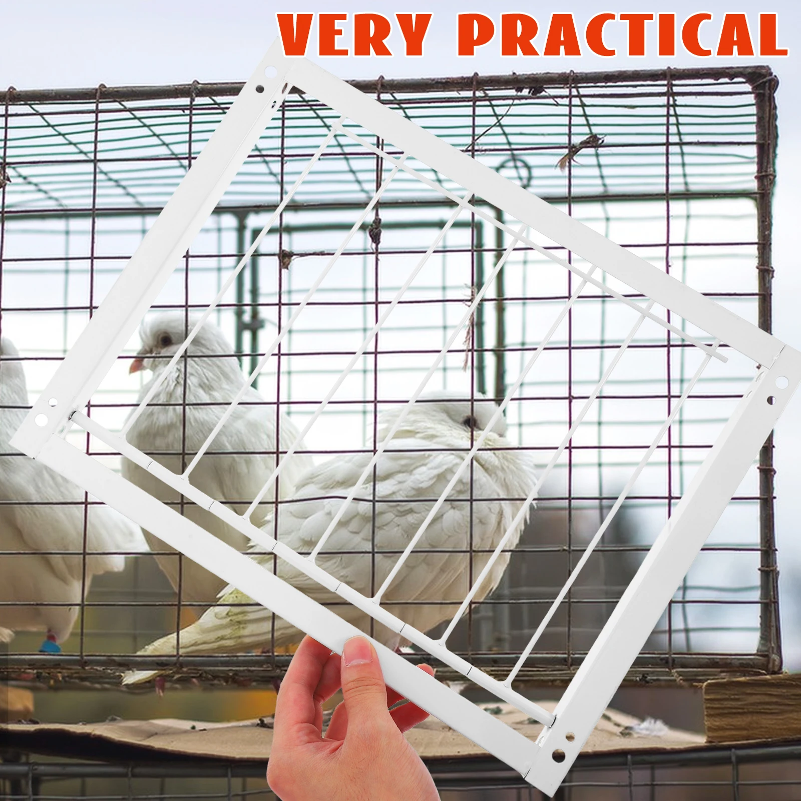 

Stainless Steel Pigeon Cage Strip Durable Bird Cage Supplies One Way Pigeon Door Trap Door bird trap cage versatile pigeon traps
