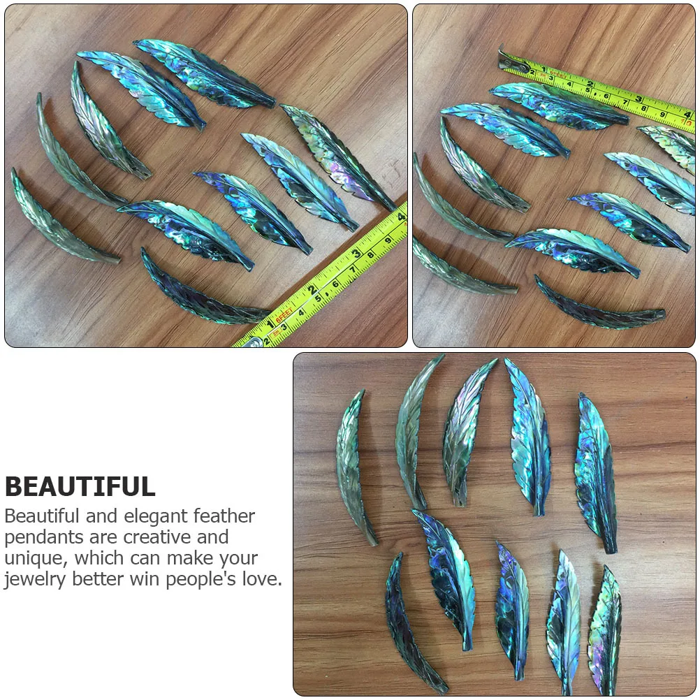 2 pendenti con conchiglia di abalone, eleganti accessori per la creazione di gioielli fai da te, collane con portachiavi fatti a mano unici