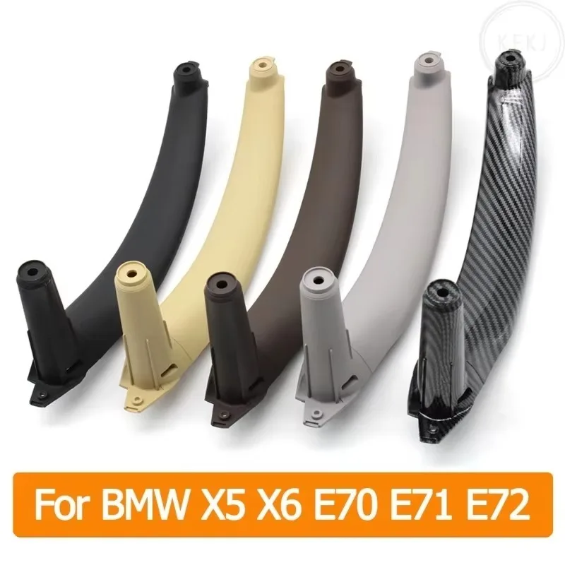 

For BMW X5 X6 E70 E71 E72 2007-2013 Interior Left Right Passenger Door Pull Handle Inside Cover Panel Trim Replacement 2025 NewF