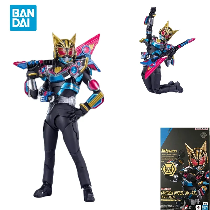 

Прямая доставка Bandai, оригинальная аниме KAMMEN RIDER, модель SHF KAMEN RIDER NA-GO BEAT FORM, экшн-фигурки, игрушки для детей, подарок