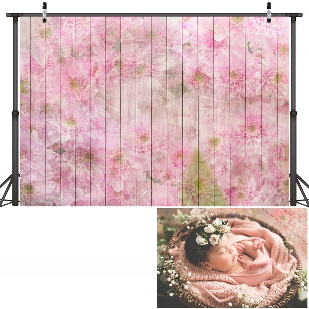 Piso de madera retrato de bebé recién nacido telón de fondo estudio niños pastel de cumpleaños Smash foto fondo fotógrafo suministros profesionales