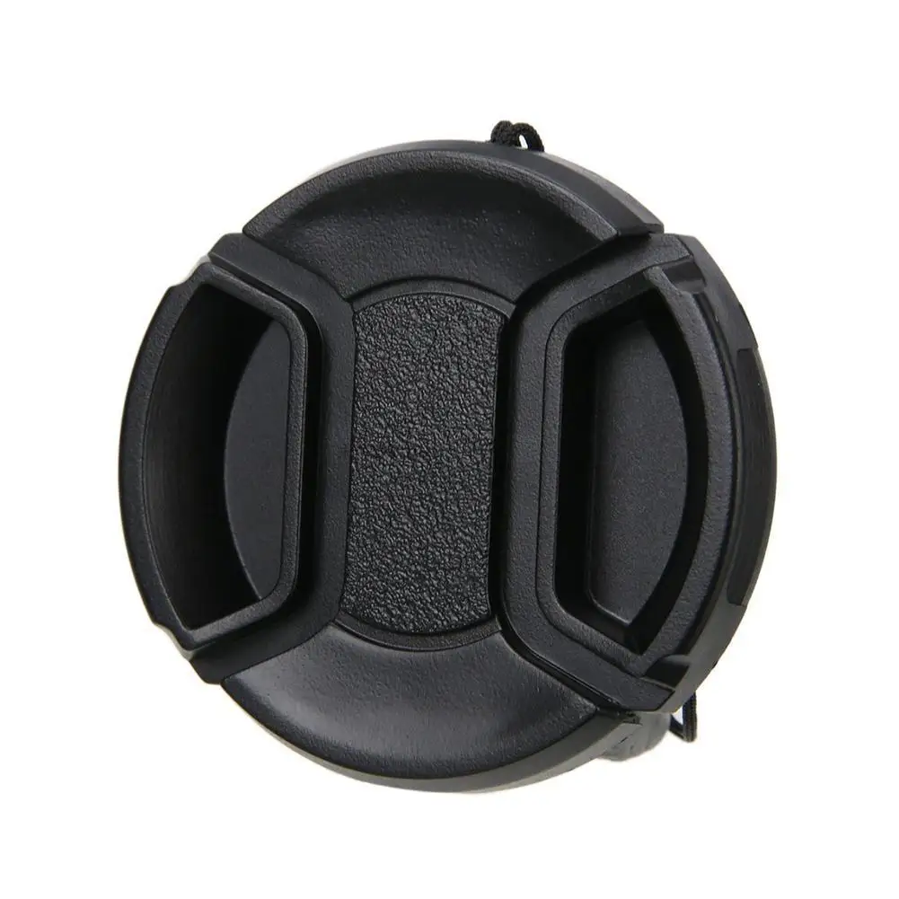 Lens Cap 58mm with Strap Snap-On Center-Pinch Lens Cap & Other DSLR Lens Cover Cameras Camera Nikon K6X1