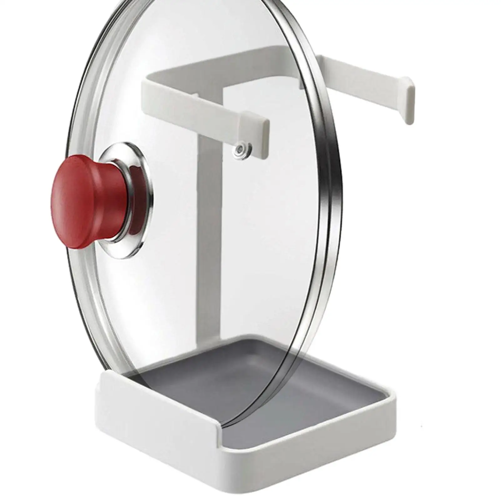 

Lid Rack Multifunctional Metal Spoon Rest With Drip Tray Pot Lid Holder While Cooking For Spatula Dish Cooking Stove Countertop