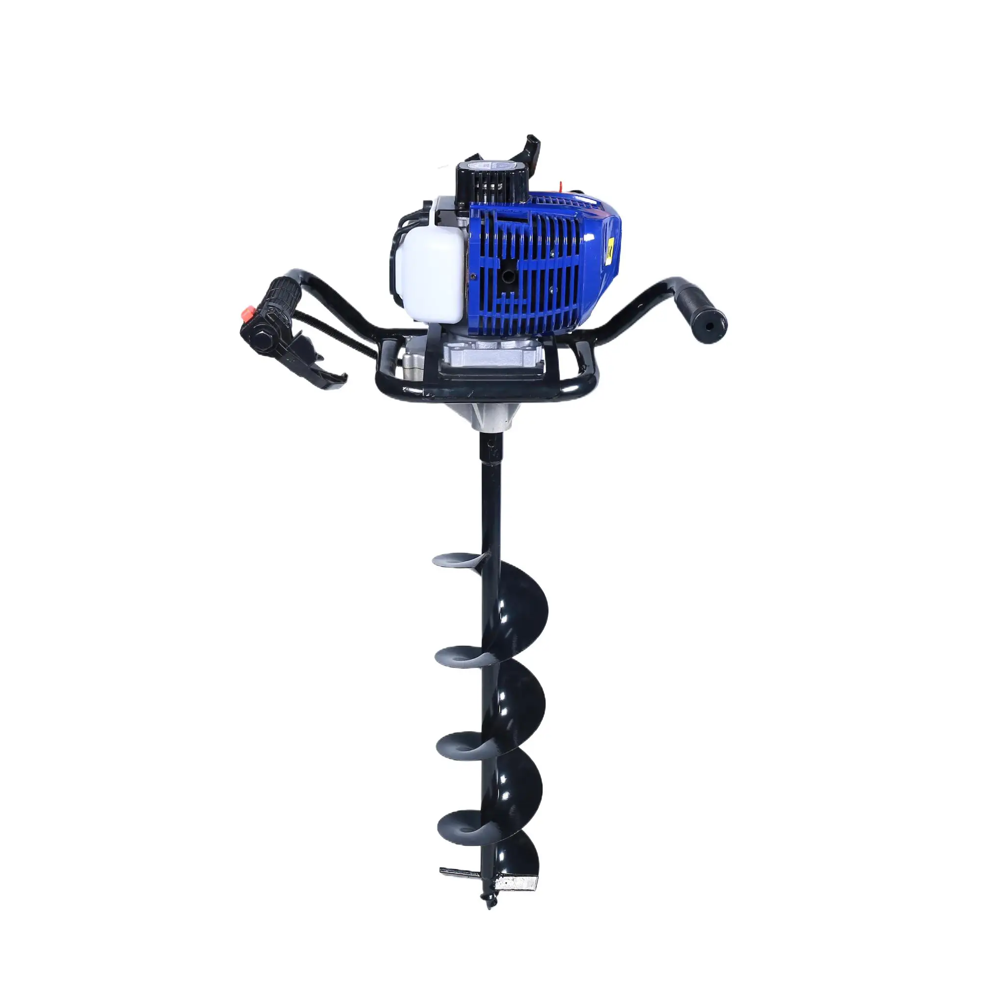 4.2KW Gasoline Earth Auger,1E48F Engine Fence Ground Drill Hole Borer,100mm/200mm/300mm Drill Diameter