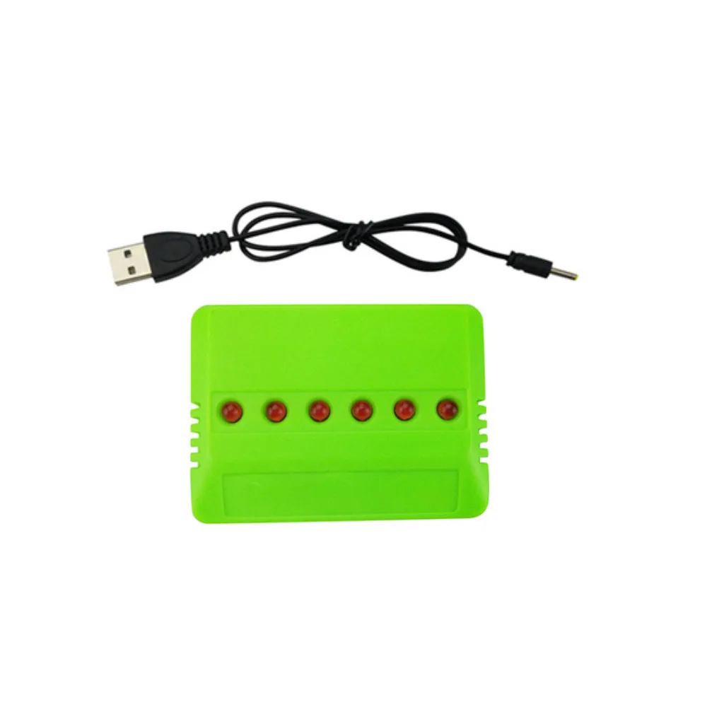 Wltoys K170 RC 헬리콥터 충전 예비 부품용 6-in-1 USB 배터리 충전기