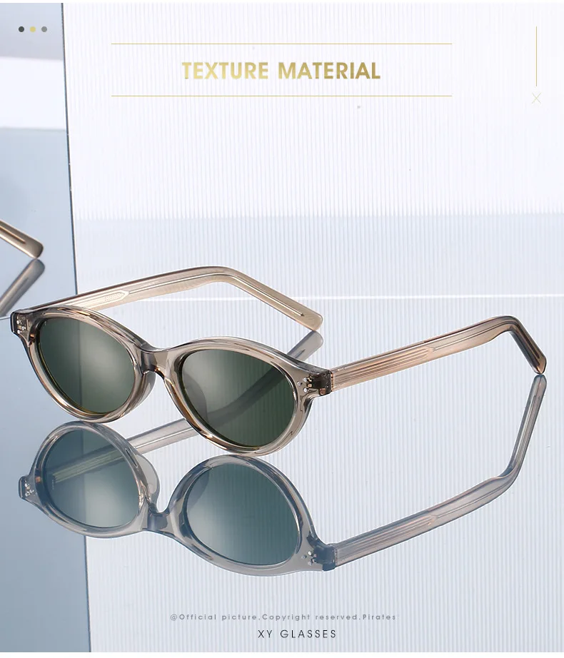 Neue Retro Kleine Sonnenbrille Frauen Polarisierte Fahren Gläser Marke Designer TAC Casual Shades Cat Eye Stile – Detail 2