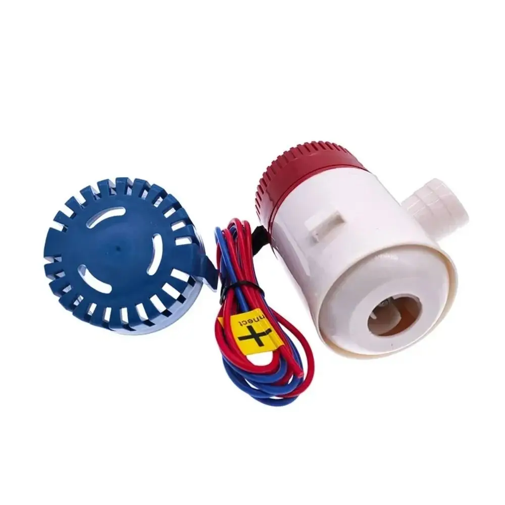 1Pcs 12V 24V Marine Bilge Pump 1100GPH Stainless Steel Shaft Submersible Water Pump Submersible Design Low Pressure Operation