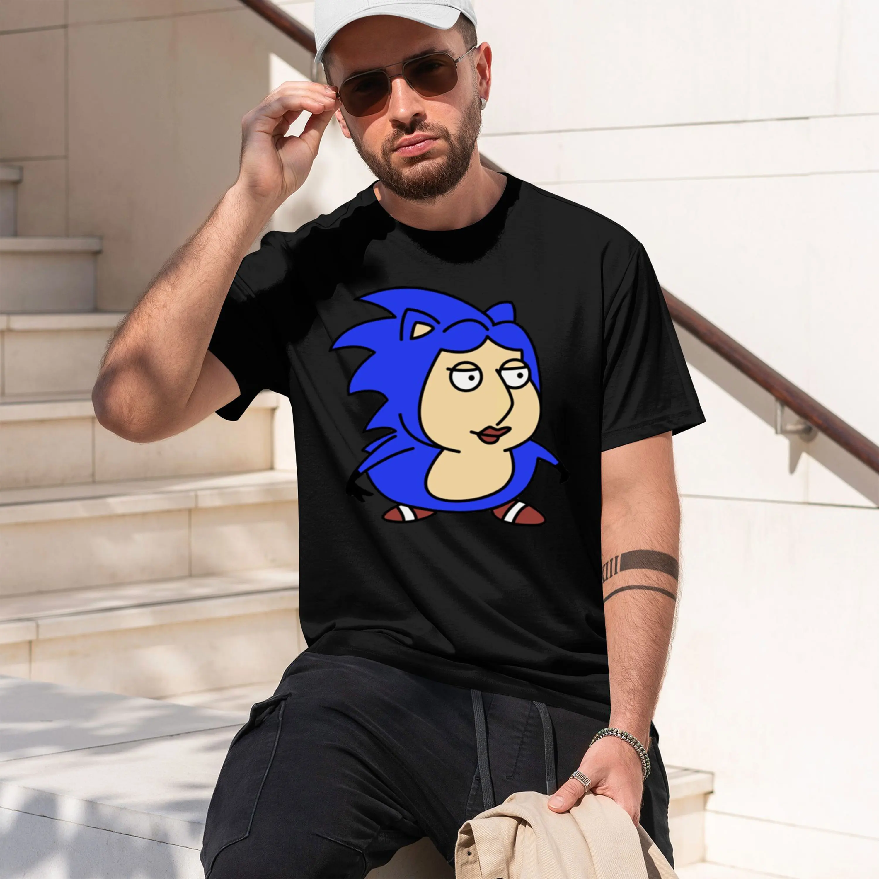 Lois Sticker 2026 Nuevo modelo Camiseta de manga corta con cuello redondo para hombre, estilo clásico informal, varios colores y tallas para uso diario durante todo el día