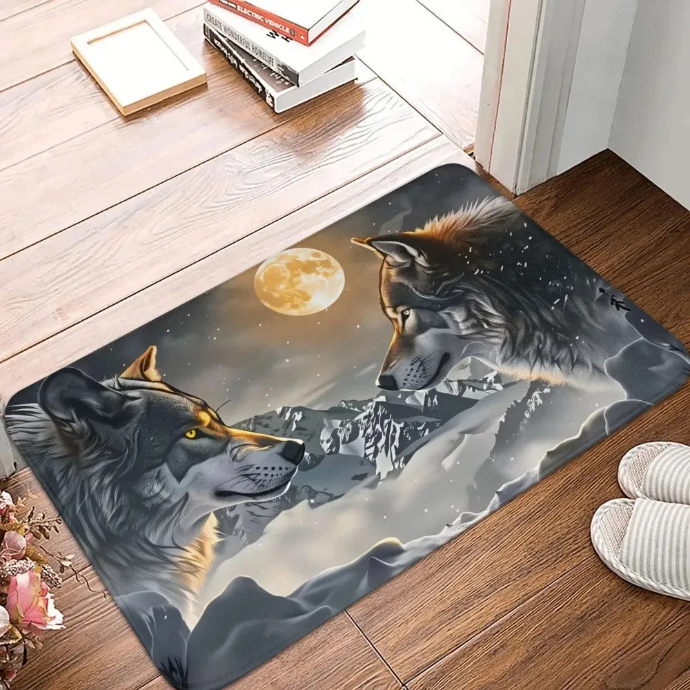VIKAMA Realistic Tarantula Spider Doormat Scary Animal Funny Meme Flannel Soft Non Slip Indoor Entrance Floor Decor Mat