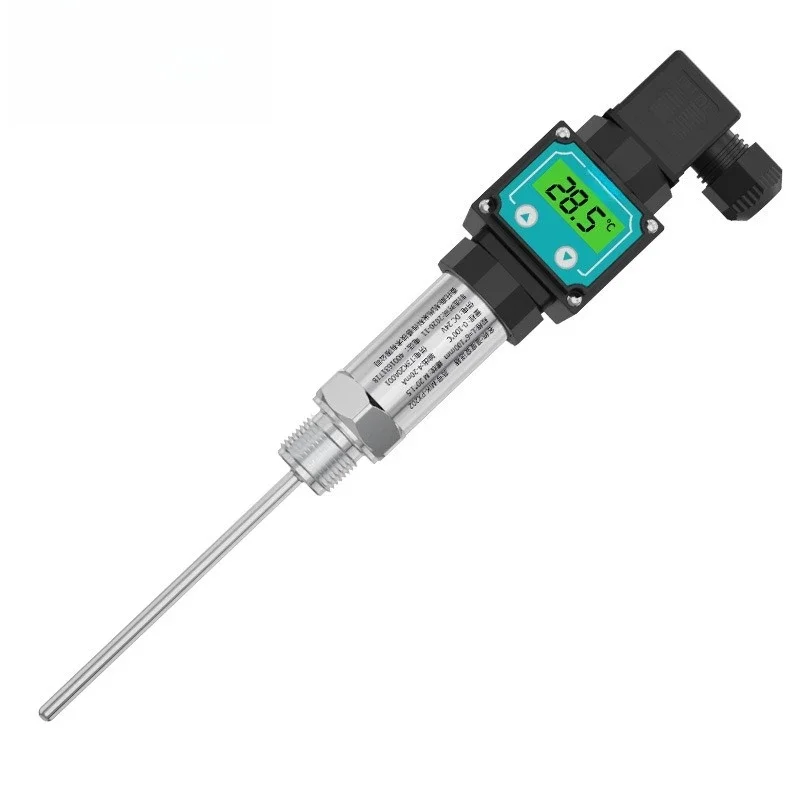 

Integrated temperature transmitter 4-20mA digital platinum thermal resistance Pt100 plug-in temperature sensor