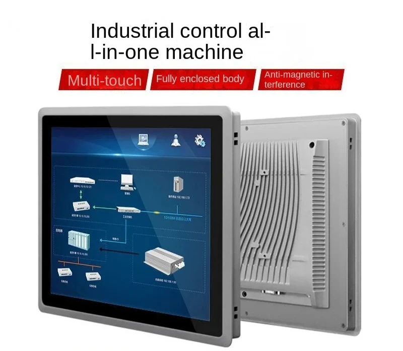 8 10 12 15 17-Inch Touch Screen Industrial Industrial Control All-in-One Embedded Touch Panel Display