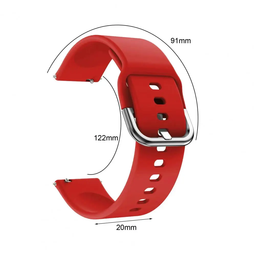 Pulseira de substituição de silicone macio para Amazfit, pulseira, acessórios para pulseira GTS 2E, BIP, BIP Lite, 20mm