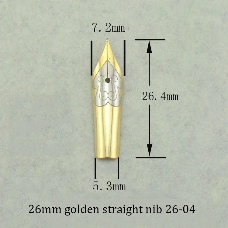 

Универсальные наконечники 26 мм, 31,5 мм, детали наконечников для перьевых ручек, совместимые с Hero Picasso Jinhao, изогнутые, гладкие, сменные наконечники для письма