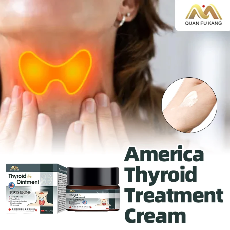 

Thyroid Gland Treatment Cream Hyperthyroidism Hypothyroidism Anti Swell Thyroiditis Nodule Medicine American Formula