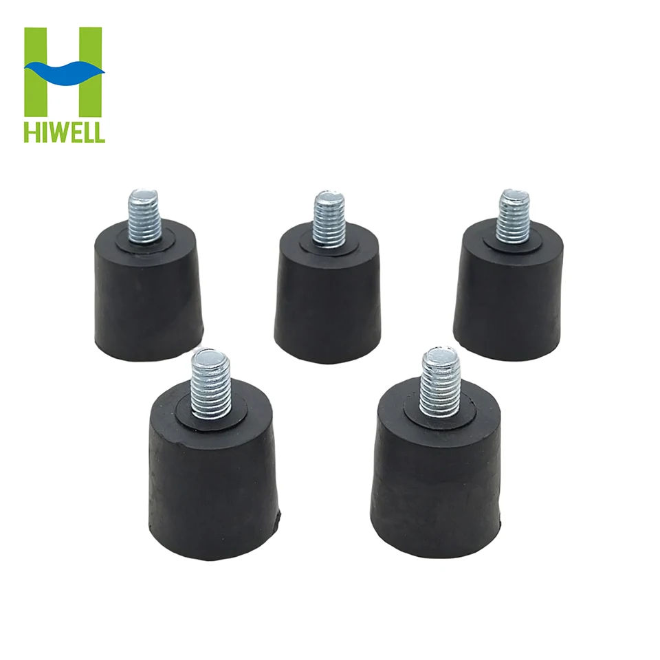 Amortisseur anti-vibration en caoutchouc, pompe à eau, pièces de rechange, plaque astronomique, pieds, accessoires de générateur Jane, 5 pièces, 2kw-3KW, 168F, 170F