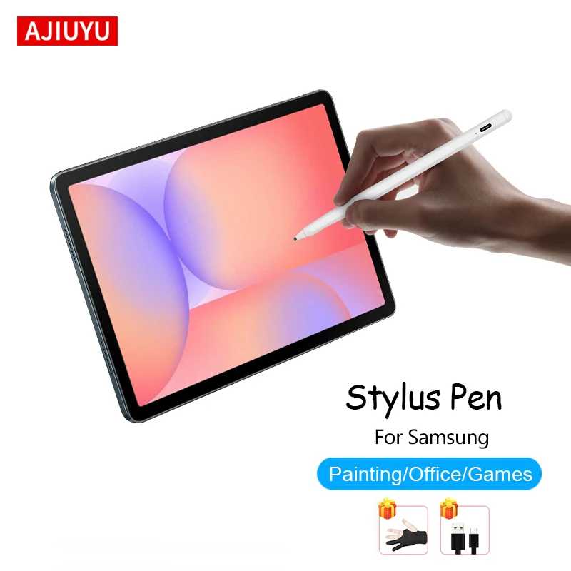 Stylus Pen For Samsung Galaxy Tab S10 Lite S11 Ultra Tablet Pen Rechargeable For Tab A11 Plus A9 Screen Touch Drawing Pen Pencil