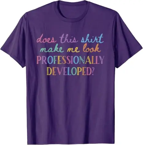 Lässt mich dieses T-Shirt professionell aussehen? Y2K-T-Shirt mit Persönlichkeit für Lehrer, Schulkleidung, Neuheit, Spruch-T-Shirt, Geschenk – Detail 12