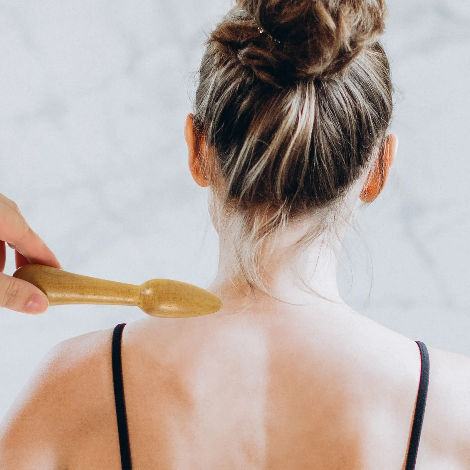 

Массажный конус для акупунктурных точек, ароматизированный деревянный массажер в форме тыквы, легкий портативный массажер для тела для дома, путешествий, деревянный массажный инструмент