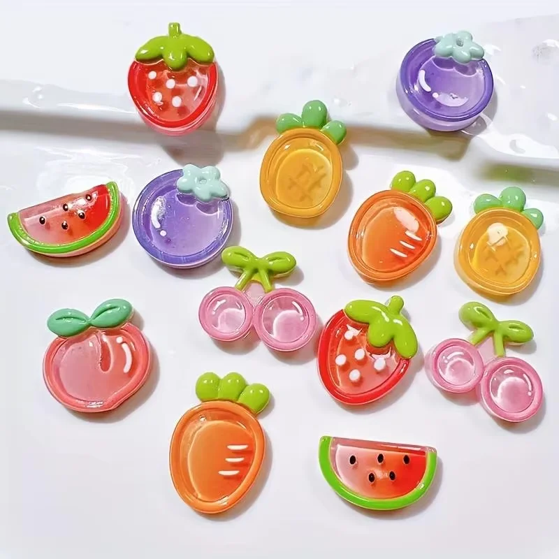 10 Colorful Fruit-Shaped Resin DIY Ornaments – Featuring a Variety of Fruits