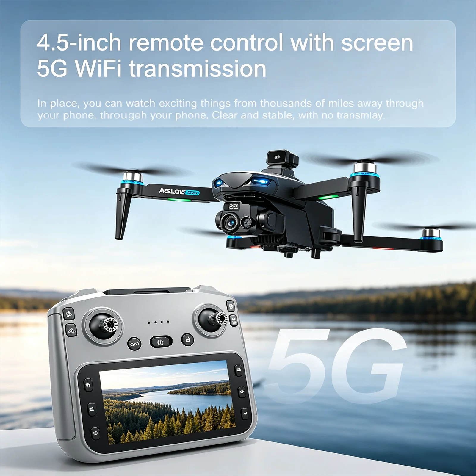 RG709 GPS-дрон с 4K-камерой, п – обзор и цена Drone Rc Foldable