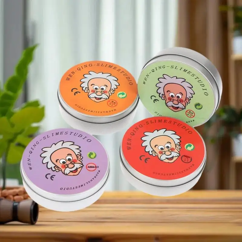 Levendig glazen modder speeldeeg stressverlichtingsspeelgoed; Anti-aanbak kristallen stopverf ontspanningsspeelgoed voor kinderen en volwassenen.