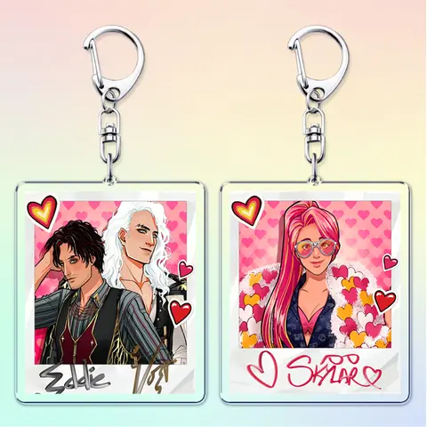 Jeu vidéo chaud Date tout porte-clés pour accessoires sac Eddie Betty Mateo porte-clés bijoux joueurs Fans amoureux de jeu cadeaux
