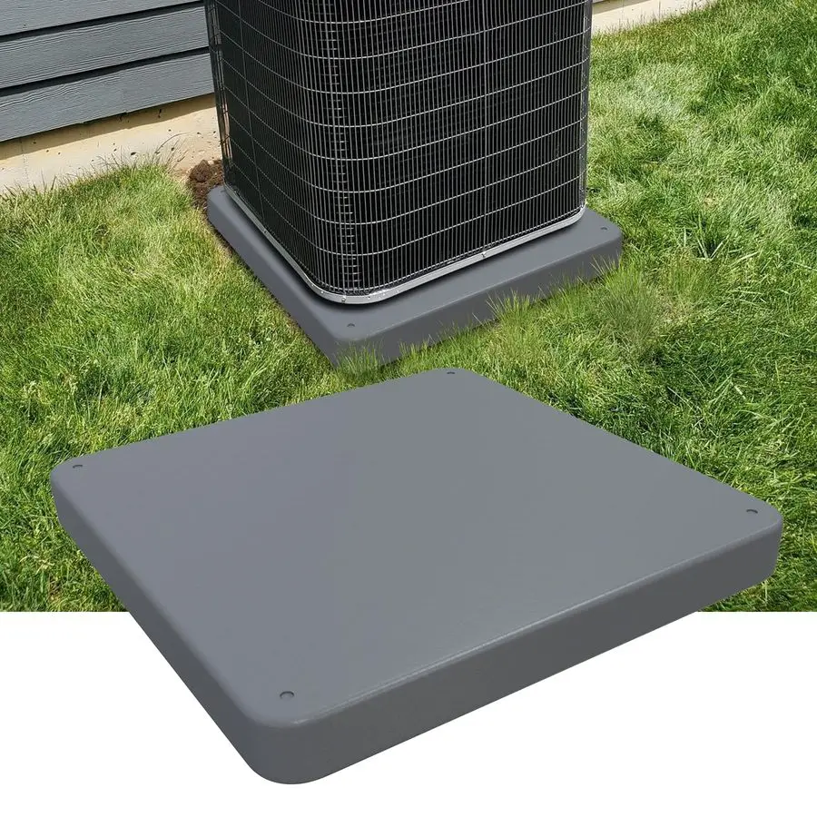 

Equipment Pad for HVAC Systems,Ductless Mini Split Air Conditioner,24x24x2 Plastic Condenser Unit Pad