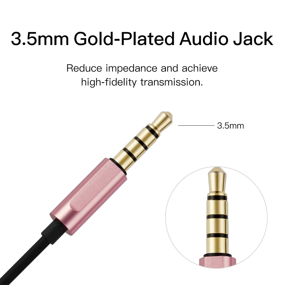 GGMM-C700 fone de ouvido com microfone, 100% headset metal completo, fone de ouvido com fio para iphone x, xs max, xiaomi, mp3 player