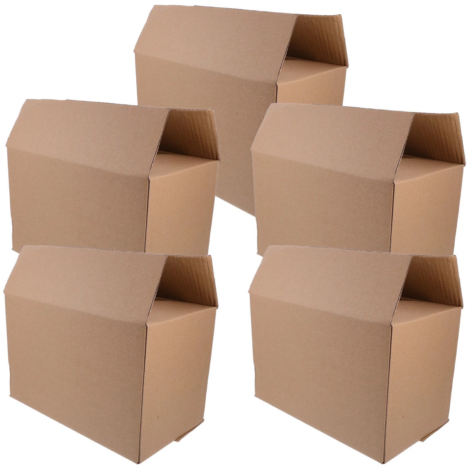 

5 Pcs Express Box Cardboard Carton Packaging for Entrepreneurship Corrugated Boxes Storage Cartons Packing Kraft Paper