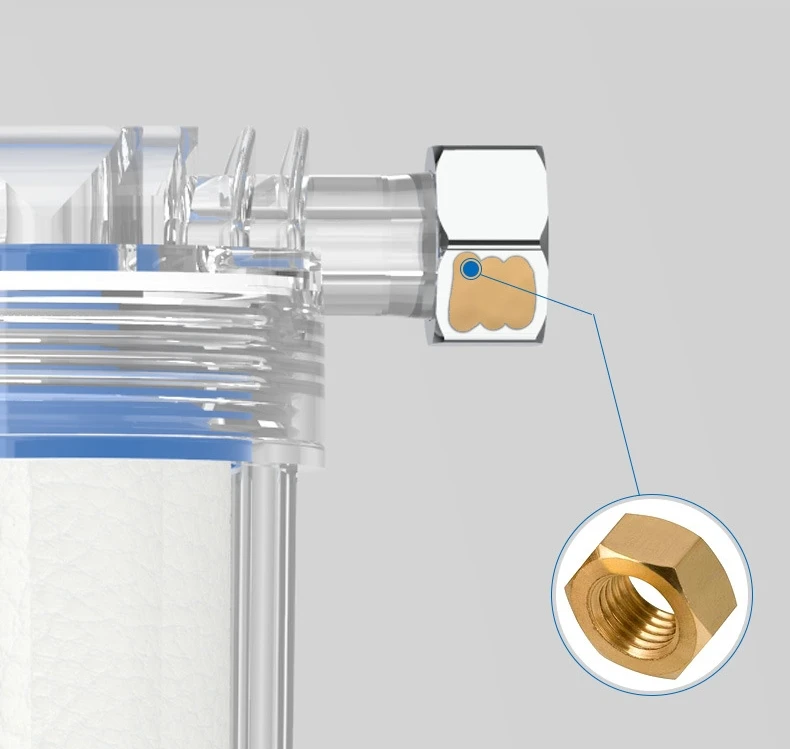 Universeller Wasserrohrfilter PP-Baumwolle Duschfilter Sprühfilter Wasserhahn Wassererhitzer Reinigung Küchen- und Badezimmerzubehör – Detail 11