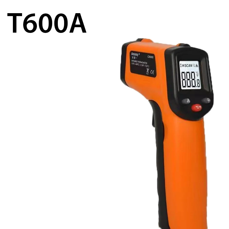 Thermomètre infrarouge industriel de haute précision, pistolet de mesure de température électronique pour l'eau et l'huile, idéal pour la cuisine et la pâtisserie