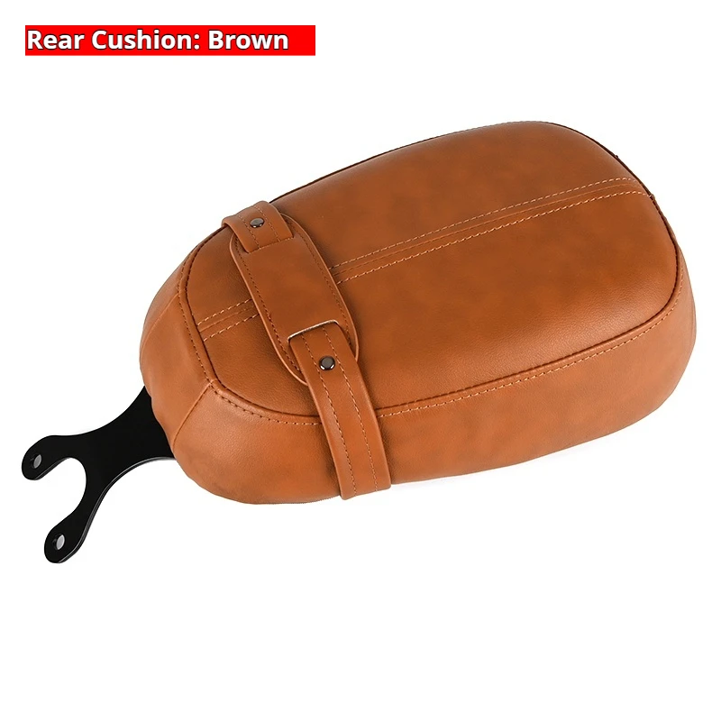 Motorcycle Long‑Distance Comfort Front Rear Seat With Backrest Kit For Indian Scout Upgrade Replacement Parts