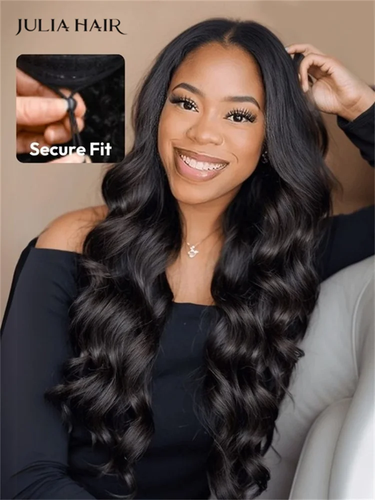 

Julia Hair Pre Everything Ear to Ear Frontal Glueless Wig 13x4 Lace Front Human Hair Wig Pre Bleached Tiny Knots Ready to Wear