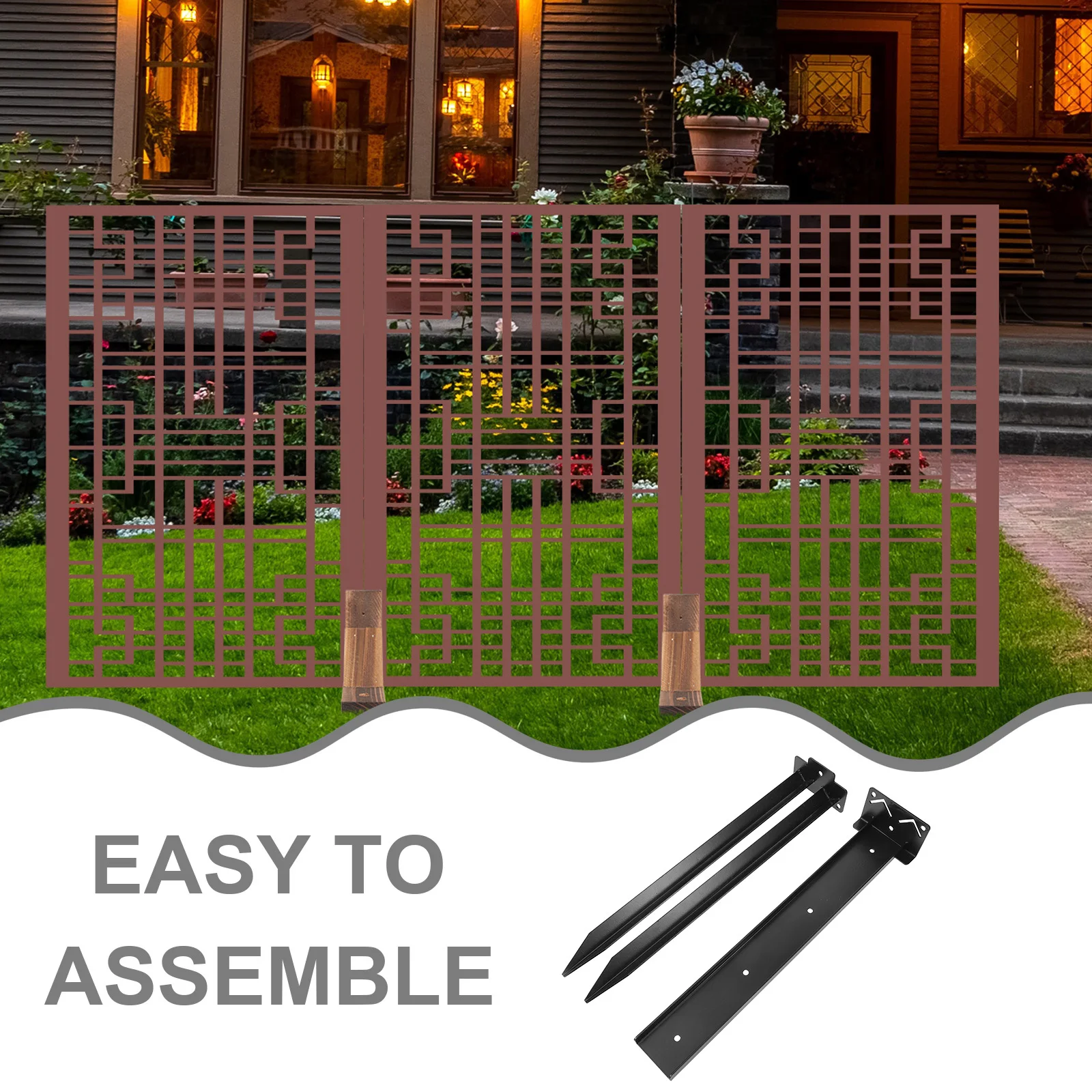 

Сверхмощный черный анкер для забора, металлический заземляющий шип для ремонта забора, фиксирующий кол, надежный аксессуар для ремонта