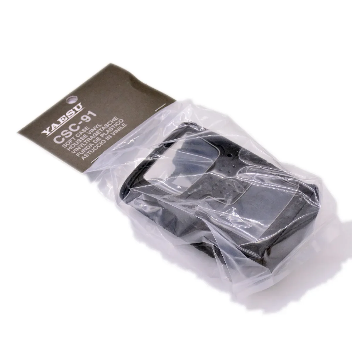 Yaesu CSC91 Leather Soft Case Holster Belt Bag for VX6R VX6 VX6E HAM Radio Walkie Talkie Protective Original Accessory Parts view 5