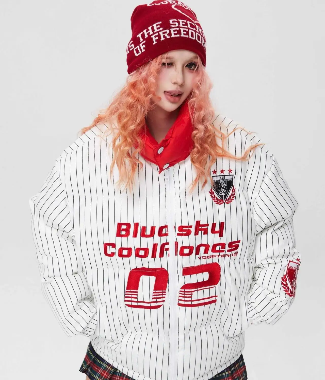 Parki damskie robocze jesienne ocieplane puszyste elastyczne mankiety urocze kobiece codzienne lekkie słodkie kobiece słodkie przystojne miękkie biurowe