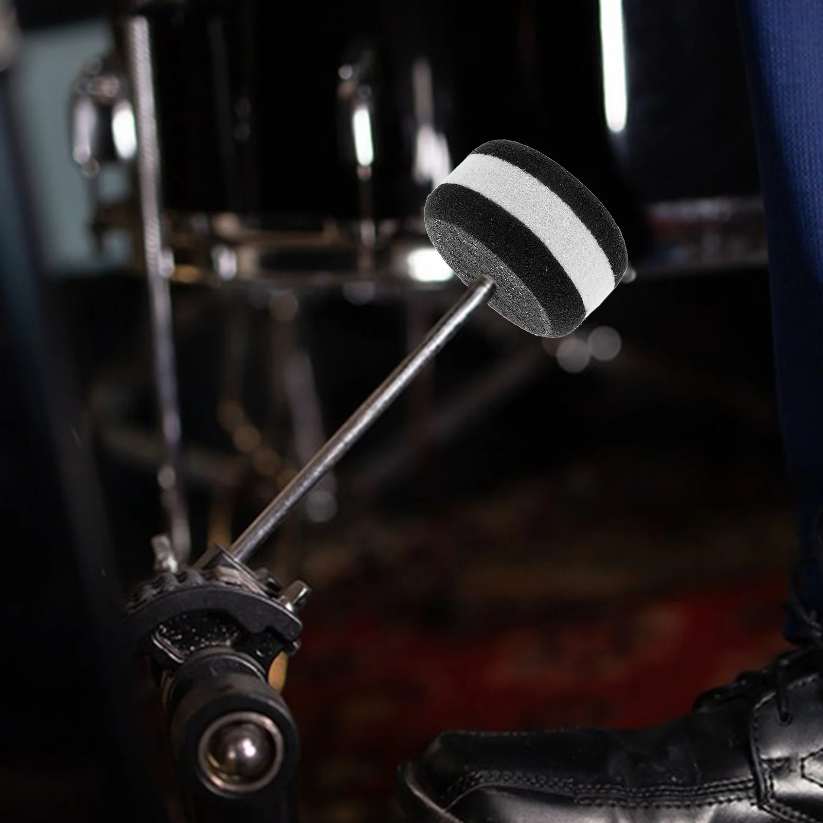 

s Felt Pedal Hammer Replacement Pad Strong Impact Compatible Universal Practical Parts Drum Set Accessory Drum Kit