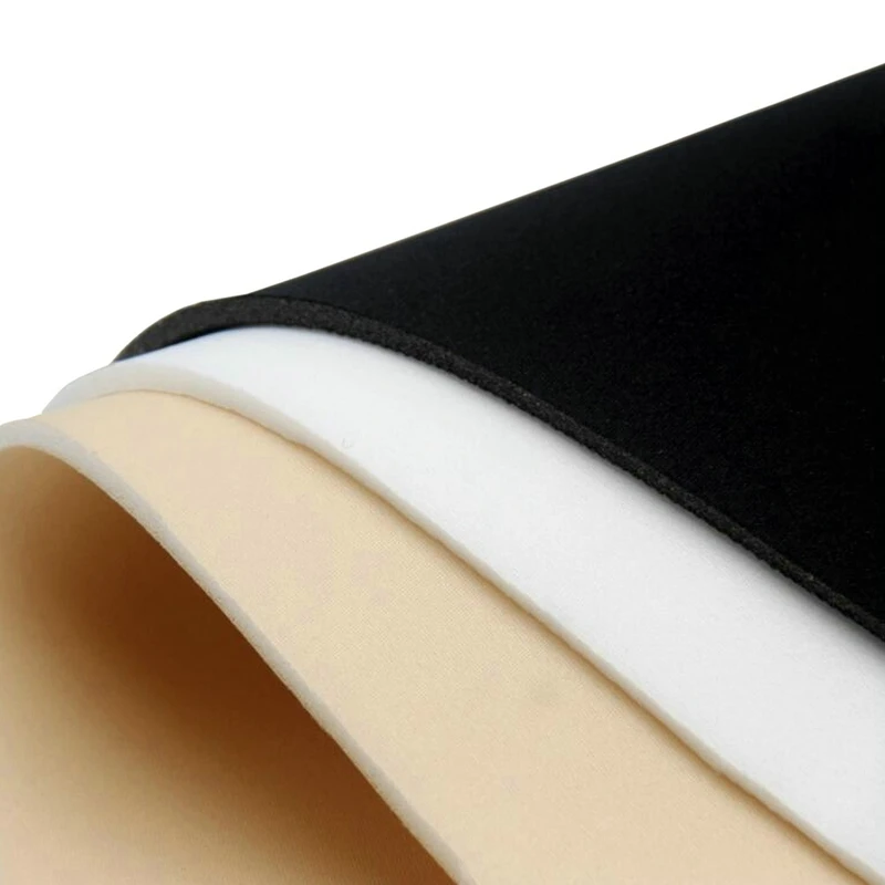 150X50CM Black White Skin Composite Sponge Fabric For Underwear Breast Pad Bra Cup Pad Raw Fabric DIY Making Underwear