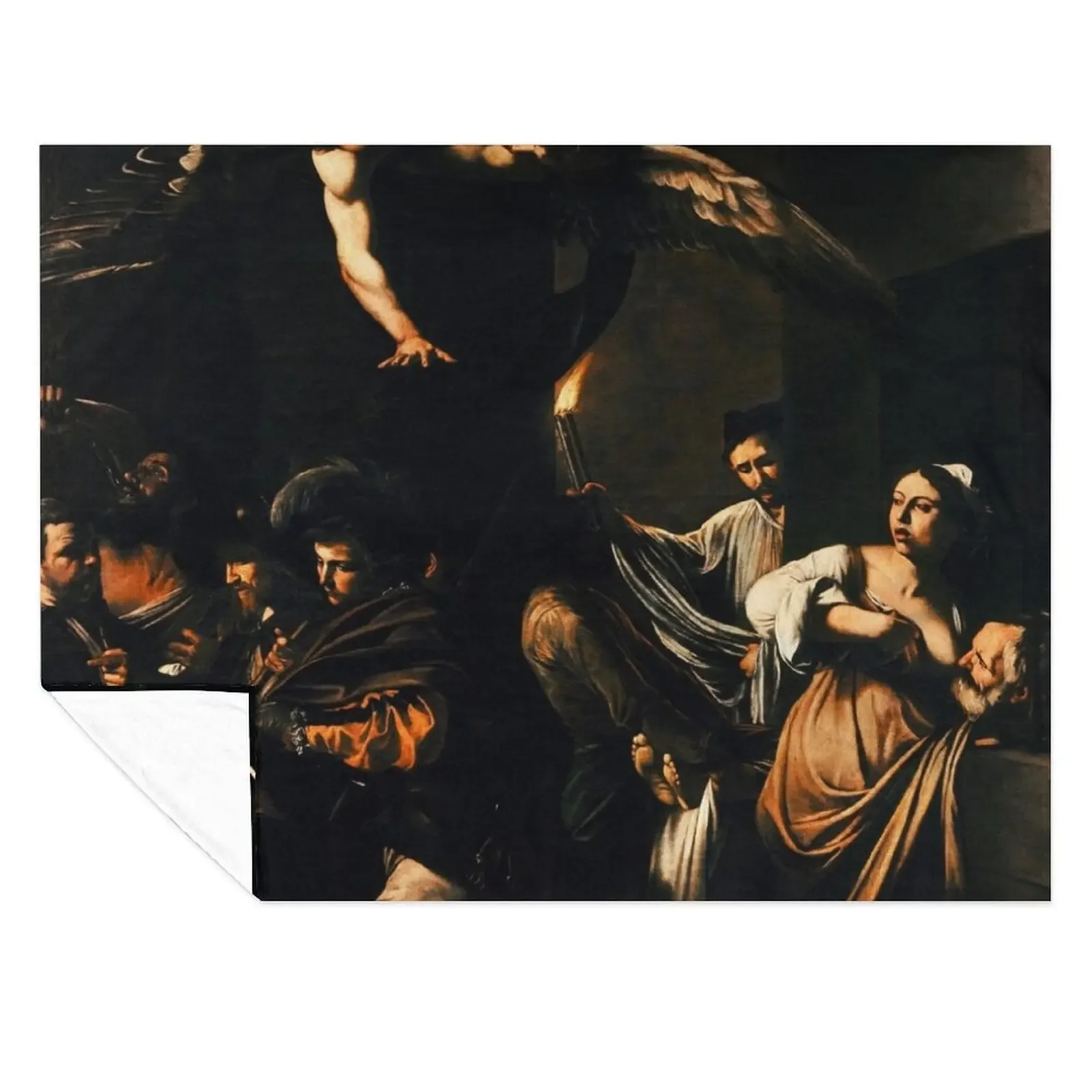 

Caravaggio - The Seven Works of Mercy Throw Blanket halloween For Baby Decoratives Cute Blankets